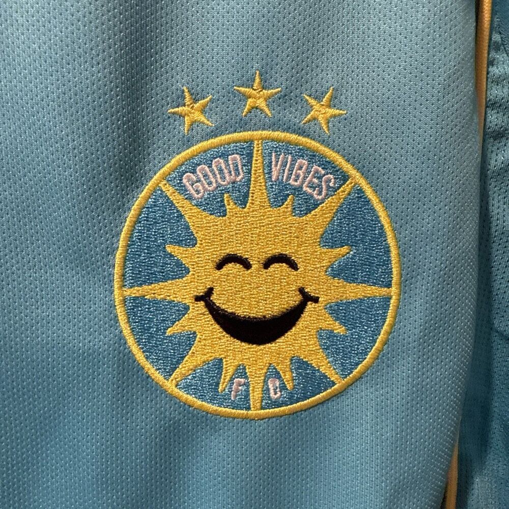 Olipop Good Vibes QVFC Soccer Jersey Size Medium - Picture 5 of 8